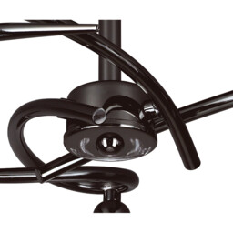 Amel Ceiling 3 Light L1/SGU10, Black Chrome - thumbnail 5