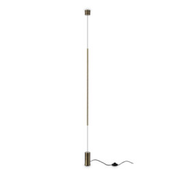Filo Integrated LED Wall Lamp Brass 2700K