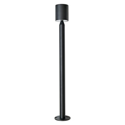 Altara 60cm Outdoor Bollard Sandy Black LED 3000K IP65 - thumbnail 1