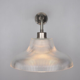 Mono 30cm Wall Light, Antique Silver - thumbnail 2