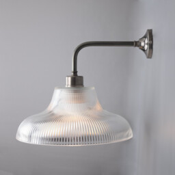Mono 30cm Wall Light, Antique Silver - thumbnail 5