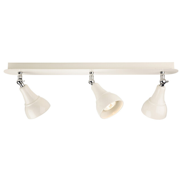 Country 3 Light Spotlight Bar Cream, GU10