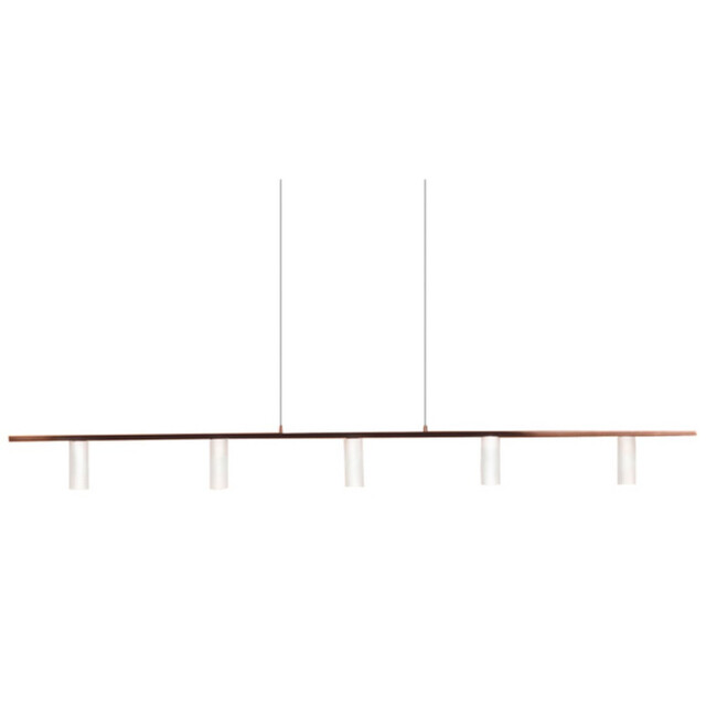 Twinline Straight Bar Pendant Ceiling Light Bronze