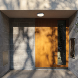 Solara Outdoor Flush Sandy White LED 3000K IP65 - thumbnail 2