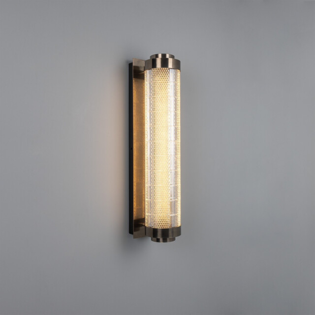 Ashford Linear Wall Light, Antique Silver - image 1