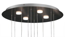 Nido Ceiling Cluster Pendant 62cm Round 5 + 4 Lights 30W + 20W LED 3000K, 4000lm, Chrome - thumbnail 3