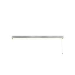 Venti Wall Light Polished Chrome, Frosted Polycarbonate