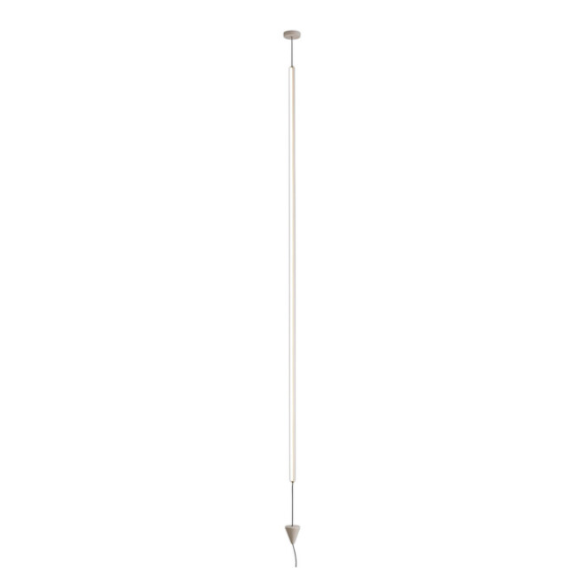 Vertical Pendant/Floor Lamp, 36W LED, 3000K, 2160lm, Dimmable, White, 3yrs Warranty - image 1