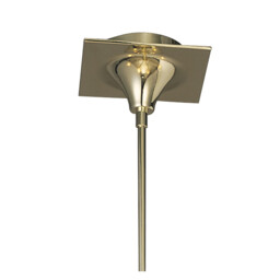 Viena Telescopic Pendant Round 6 Light G9, Polished Brass - thumbnail 3