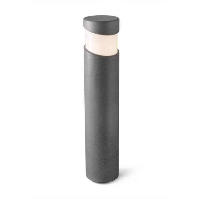 Block Outdoor Bollard Light Concrete 1x E27 IP65 - image 1