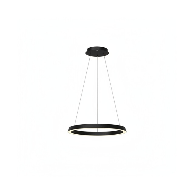 Circular Downward Surface 62cm Home Black LED 33W 3000K Dali Dimmming - image 1