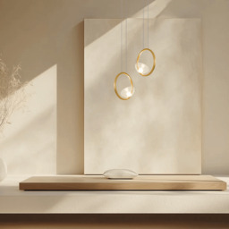 Lyrios Pendant Ceiling Light Gold Matt LED 3000K Dimmable - thumbnail 2