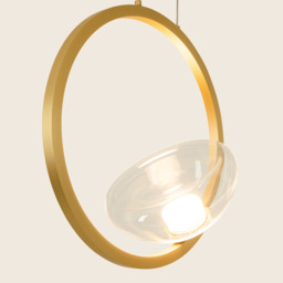 Lyrios Pendant Ceiling Light Gold Matt LED 3000K Dimmable - thumbnail 5