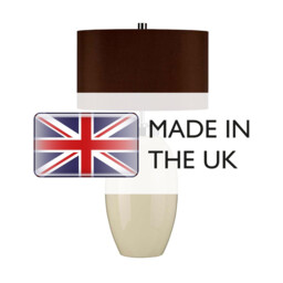 Victor 1 Light Small Table Lamp - Cream, E27 - thumbnail 5