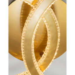 Cilion Integrated LED Semi Flush Light Brass Gold Aluminium LED 48W 3036Lm 2928K - thumbnail 5