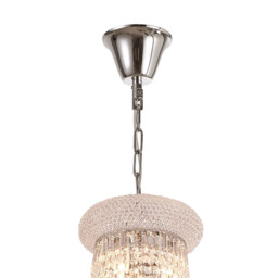 Alexandra Pendant 4 Layer Spiral 25 Light E14 Polished Chrome/Crystal Item Weight: 28.6kg - thumbnail 5