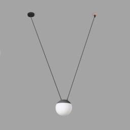 Mine 1 Light Ceiling Pendant Wood, Dark Grey, E27 - thumbnail 2