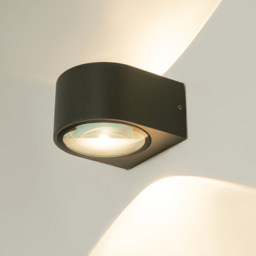 Orisca Outdoor Up Down Wall Lamp Graphite LED 3000K IP54 - thumbnail 3