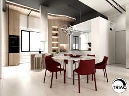 Tornado Bar Pendant Ceiling Light Black LED 3000K - thumbnail 2