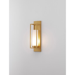 Juliet Candle Wall Lamp Gold, Opal E14 1x12W - thumbnail 5