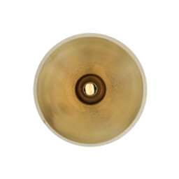 Malabo Dome Pendant, Polished Brass & Matt Black - thumbnail 5