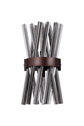 Hornby 2 Light E14, Wall Light E14, Brown Oxide , Smoke Glass - thumbnail 5