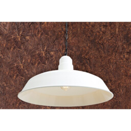 Wyse Dome Pendant Light, White - thumbnail 1