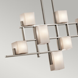 City Lights 7 Light Pendant Chandelier Light Classic Pewter, G9 - thumbnail 3