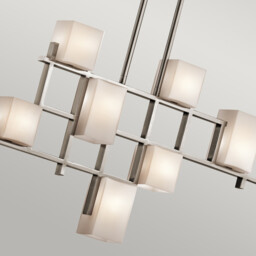 City Lights 7 Light Pendant Chandelier Light Classic Pewter, G9 - thumbnail 5