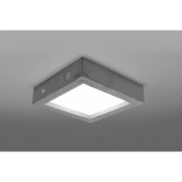 Riza Flush Ceiling Light Concrete Grey, 33cm - thumbnail 3