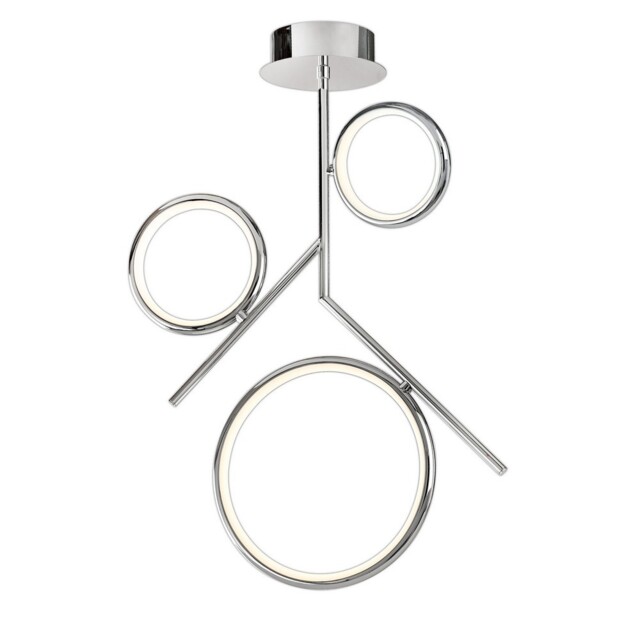 Olimpia Ceiling, 36W LED, 3000K, 2700lm, IP20, Chrome - image 1