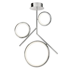 Olimpia  Ceiling, 36W LED, 3000K, 2700lm, IP20, Chrome - thumbnail 1