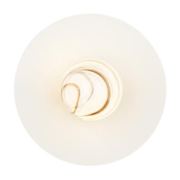 Piava Globe Ceiling Light White-Brown (Marble Colour), Cream White - thumbnail 2