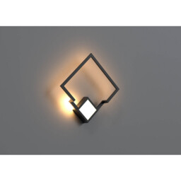 Boutique Square Wall Lamp, 18W LED, 3000K, 1150lm, Black, 3yrs Warranty - thumbnail 2