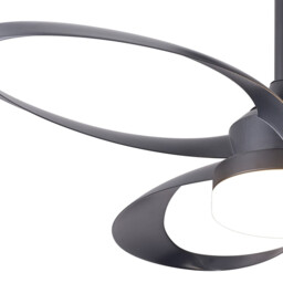 Infinity Fan 24W LED Dimmable Ceiling Light With Built-In 30W DC Reversible Fan, Remote Control 2700-5000K, 1800lm, Grey - thumbnail 5