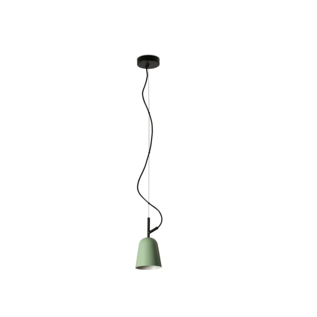 Studio 11cm Dome Pendant Ceiling Light Matt Green