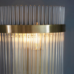 Marietta Glass Wall Lamp Antique Brass - thumbnail 5