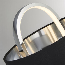 Madrid LED Table Lamp, Black Shade 3000K - thumbnail 3
