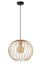 Danza Classic Pendant Light - Ø 40cm - 1xE27 - Matt Gold, Brass - thumbnail 3