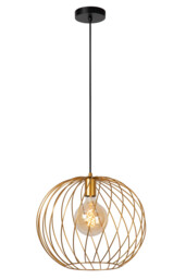 Danza Classic Pendant Light - Ø 40cm - 1xE27 - Matt Gold, Brass