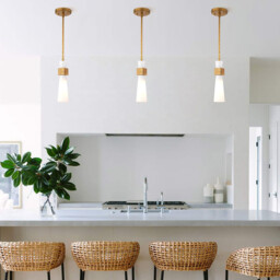 Kristy Slim Pendant Ceiling Light Contemporary Distressed Gold 1x E27 - thumbnail 2