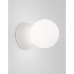 Zero Wall Lamp White Gypsum, Opal Glass LED G9 - thumbnail 3