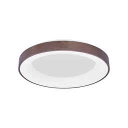 Rando Thin 60cm Integrated LED Semi Flush Light Brushed Coffee Aluminium LED 50W 3250Lm 3000K - thumbnail 1
