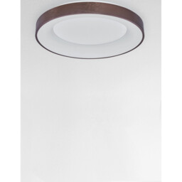Rando Thin 60cm Integrated LED Semi Flush Light Brushed Coffee Aluminium LED 50W 3250Lm 3000K - thumbnail 3
