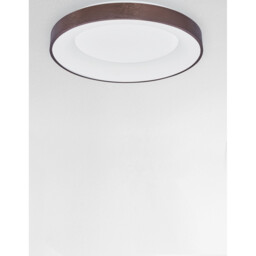 Rando Thin 60cm Integrated LED Semi Flush Light Brushed Coffee Aluminium LED 50W 3250Lm 3000K - thumbnail 5