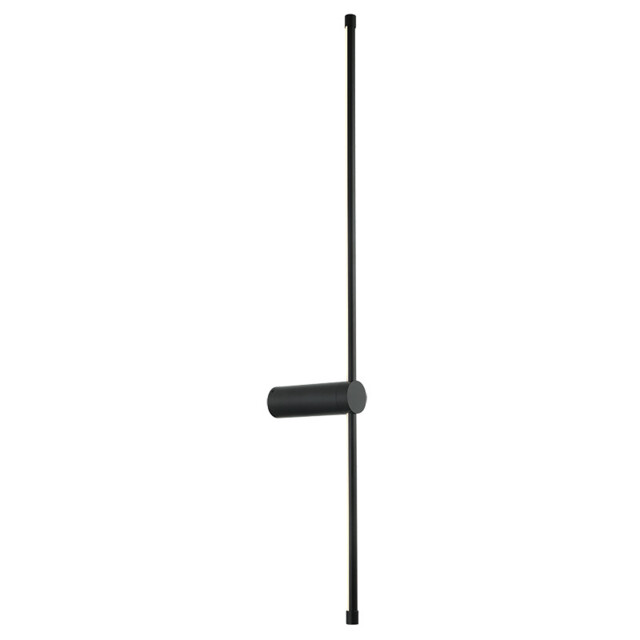 Struga 100cm Integrated Led Wall Lamp Black Matt LED 3000K 20W - image 1