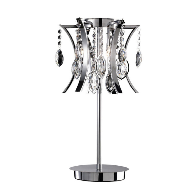 Mios Table Lamp 3 Light G4 Polished Chrome/Crystal - image 1