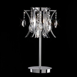Mios Table Lamp 3 Light G4 Polished Chrome/Crystal - thumbnail 2
