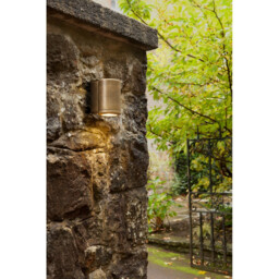 Jura Single Outdoor Coastal Wall Downlight Solid Brass IP44, GU10 - thumbnail 5