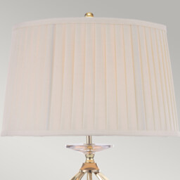 Aegean 1 Light Table Lamp Polished Brass, E27 - thumbnail 2